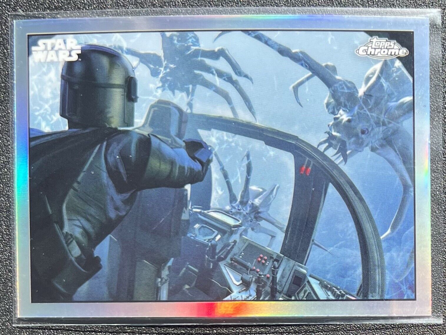 2022 Topps Star Wars The Mandalorian Chrome Concept Art Card IC-2