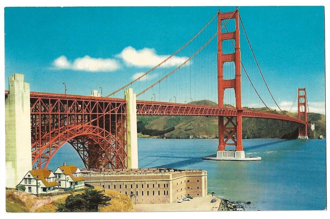 San Francisco California c1950\'s Golden Gate Bridge, Marin County