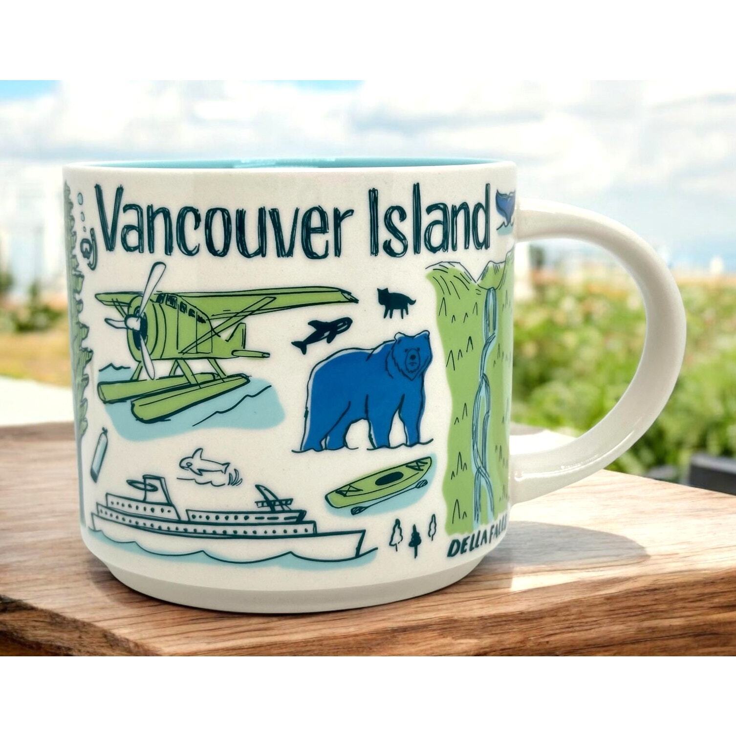Starbucks Vancouver Island Been There Series Ceramic Coffee Mug Cup 14 oz