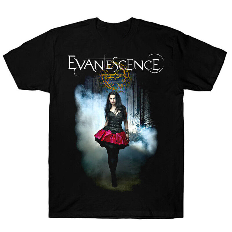 Evanescence Band Amy Lee Fallen Gift Fans Black Men S-234XL Shirt C127