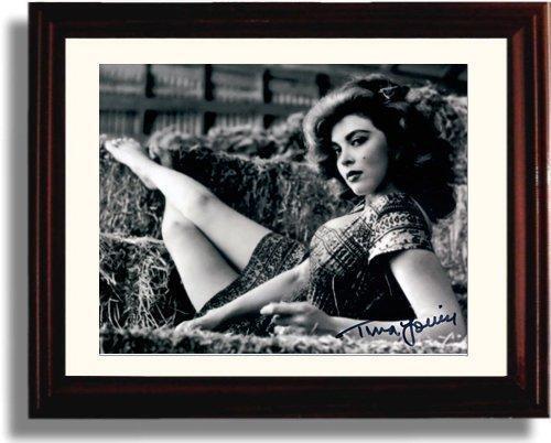 8x10 Framed Tina Louise Autograph Promo Print - Gilligans Island