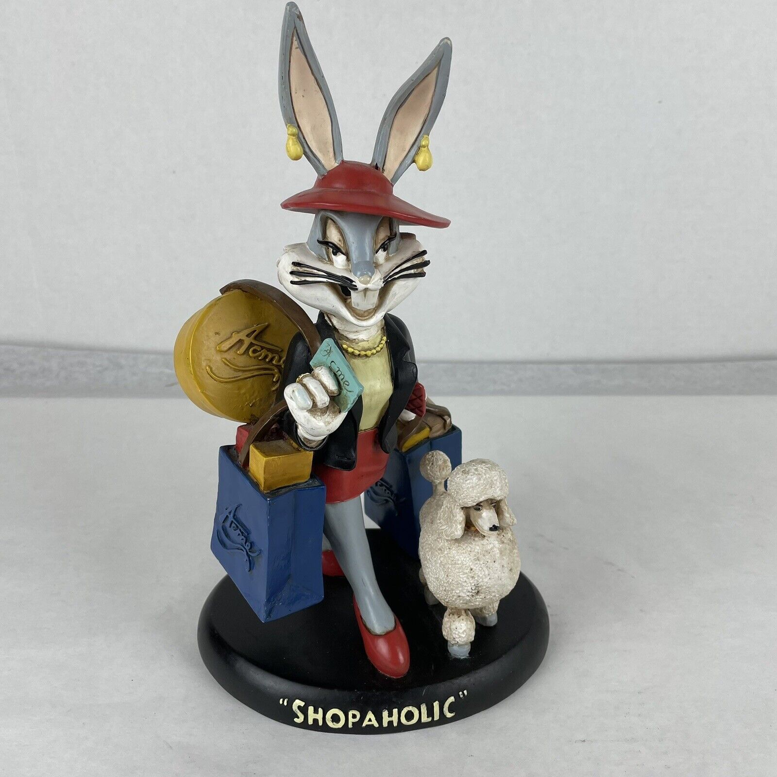 Warner Brothers Honey Bunny Shopaholic Figurine 11” Vintage 1994
