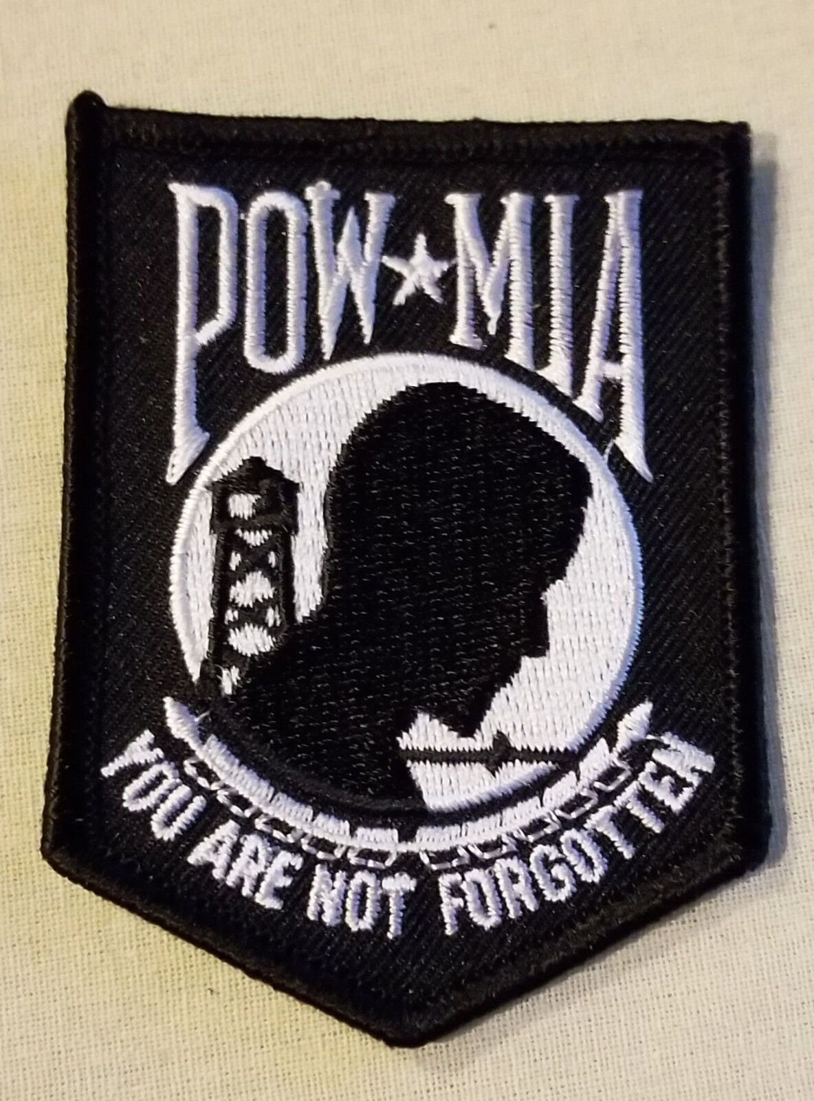 POW MIA YOU ARE NOT FORGOTTEN PATCH - MADE IN THE USA