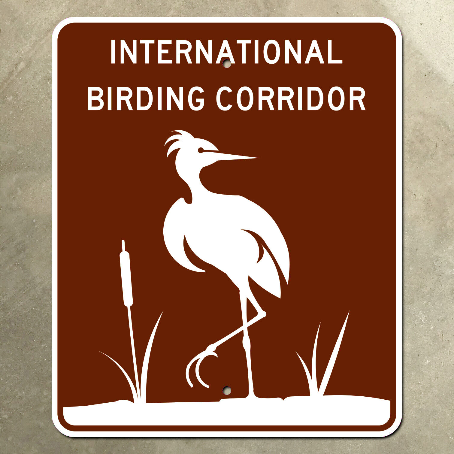 Texas International Birding Corridor highway marker road sign scenic bird 15x18