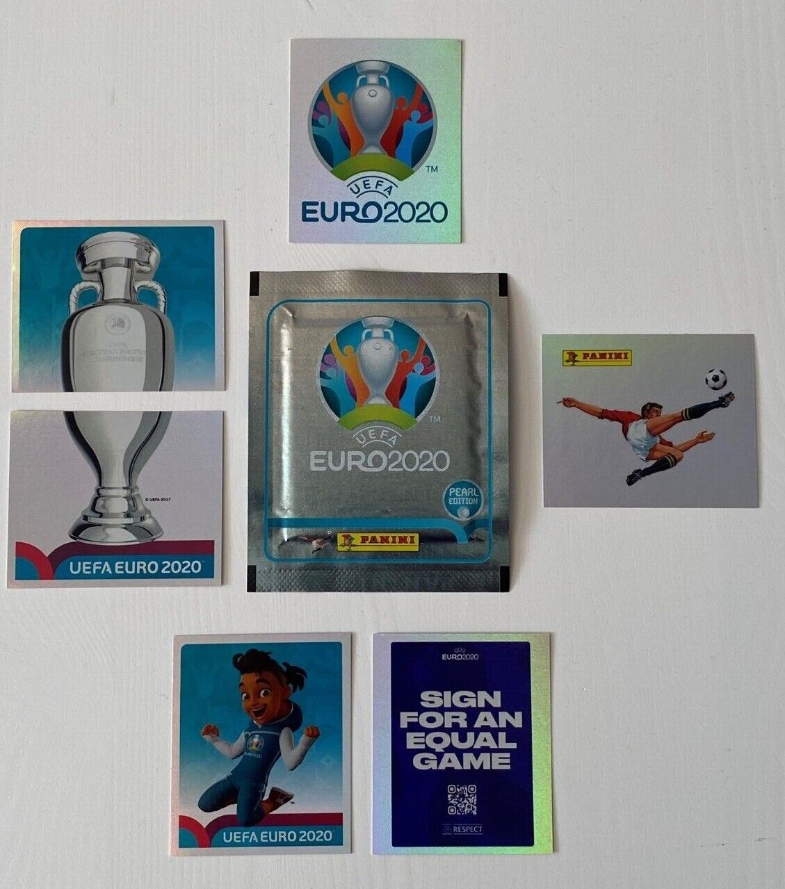 Panini UEFA EURO 2020 Pearl Edition Choose Sticker #1 - 230 Part 1/3