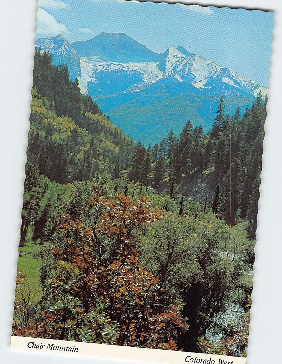Postcard Chair Mountain in the West Elk Range Colorado USA