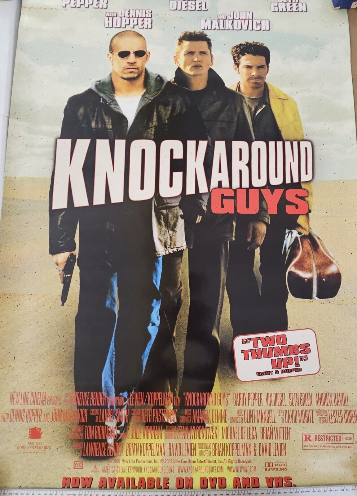 Vin Diesel In Knockaround Guys  DVD promotional Movie poster