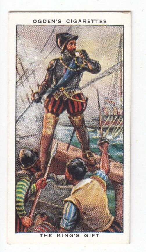 SIR EDWARD HOWARD The King\'s Gift 1939 Adventurer Trade Card