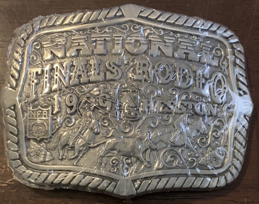 1999 Hesston National Finals Rodeo Belt Buckle