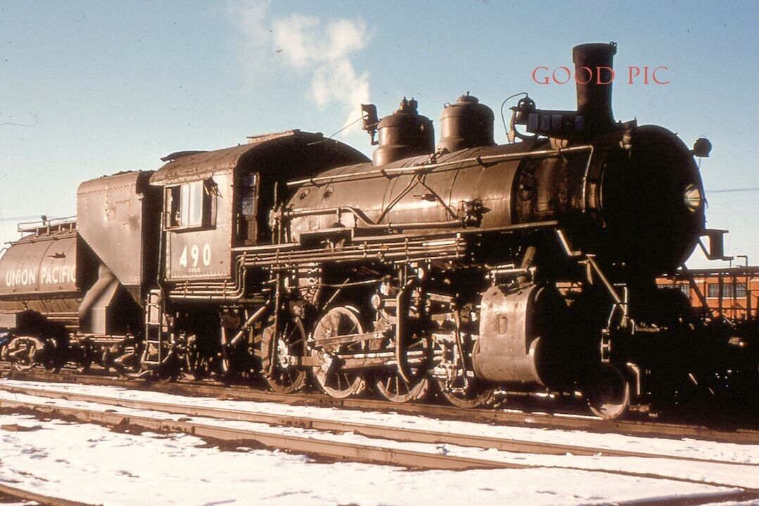 #L60-Vintage 35mm Slide Photo- Old Train- Grand Island Nebraska - 1977