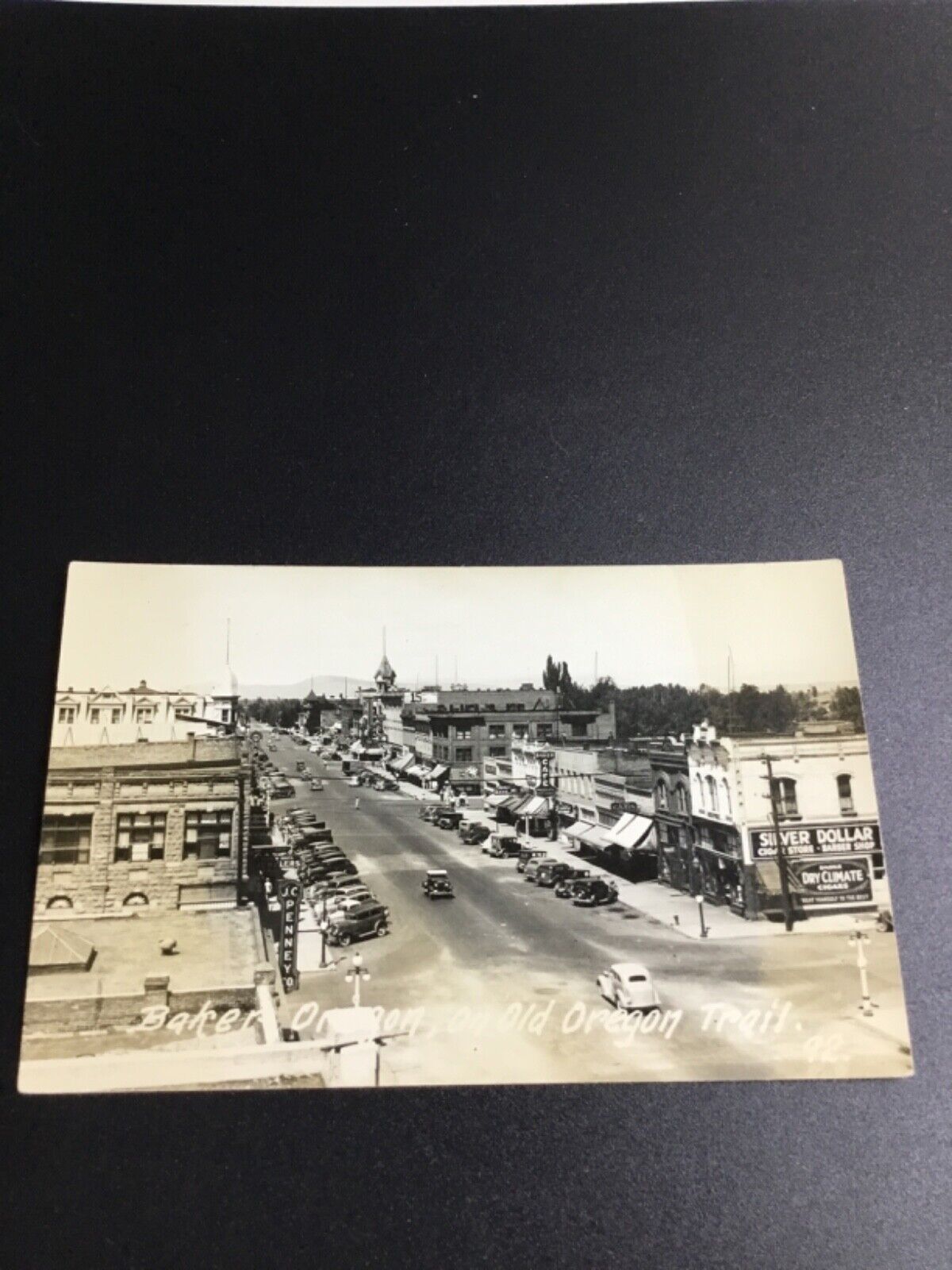 Baker, Oregon RPPC - Street View of Business District