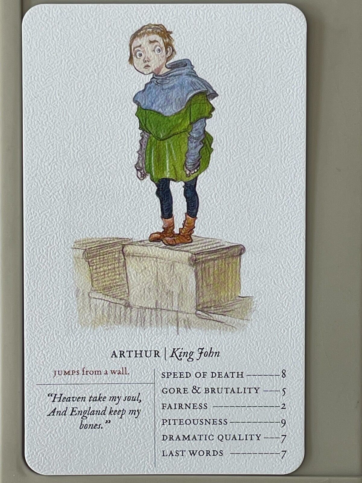 2016 Spymonkey Great Shakespearean Deaths Cards  - Your Choice  You Select