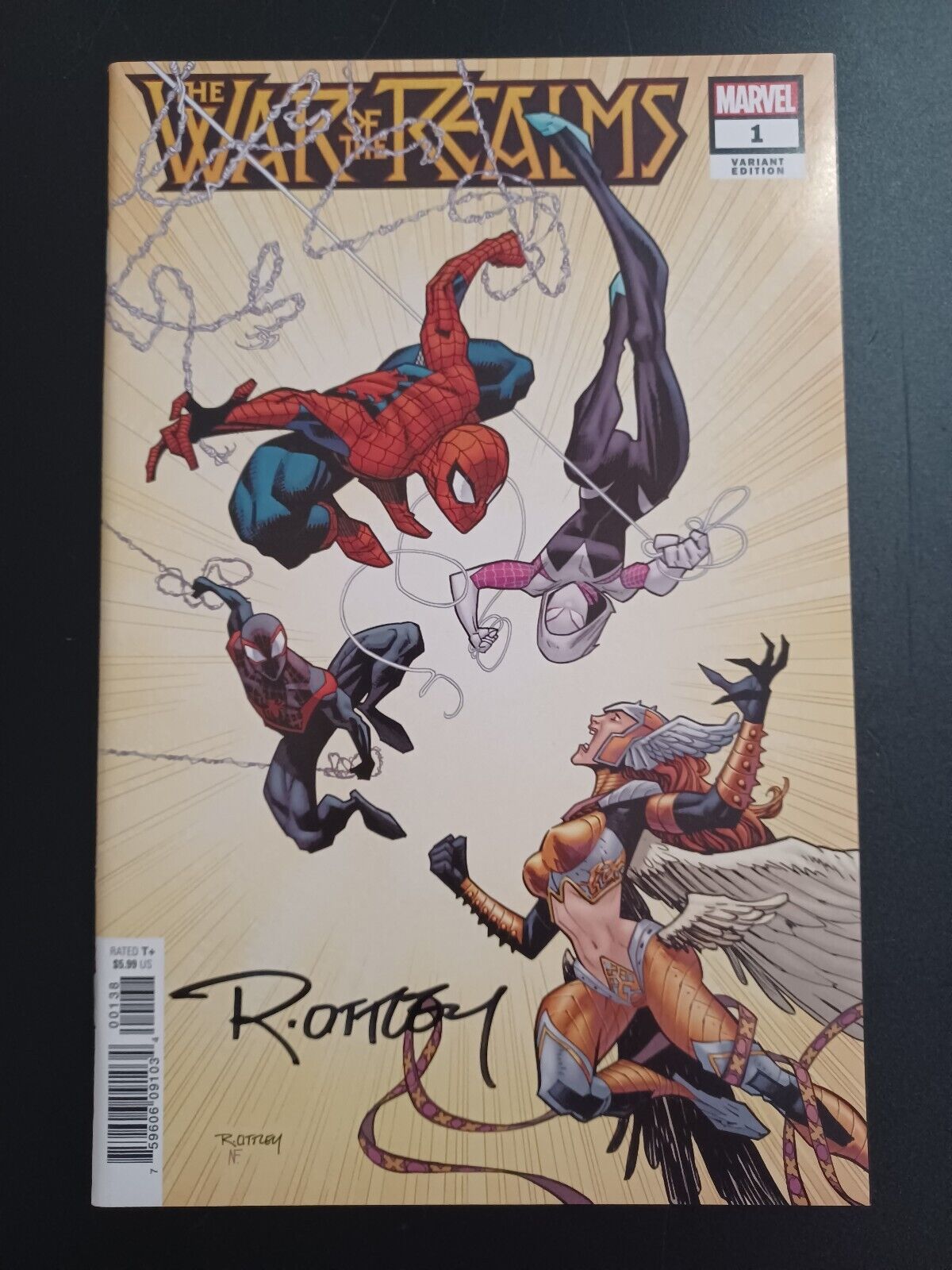 The War of the Realms #1 Variant Signed By Ryan Ottley 2019