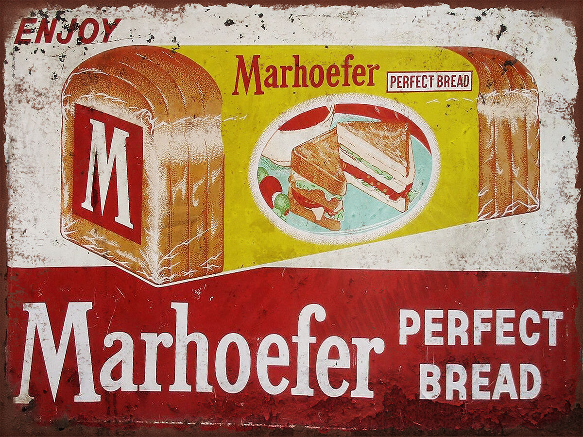 Marhoefer Bread High Quality Metal Magnet 3 x 4 inches 9371