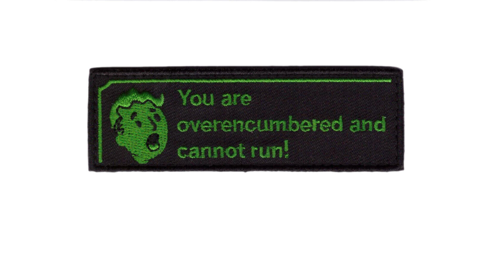 Overencumbered Cannot Run Fallout Patch Iron on