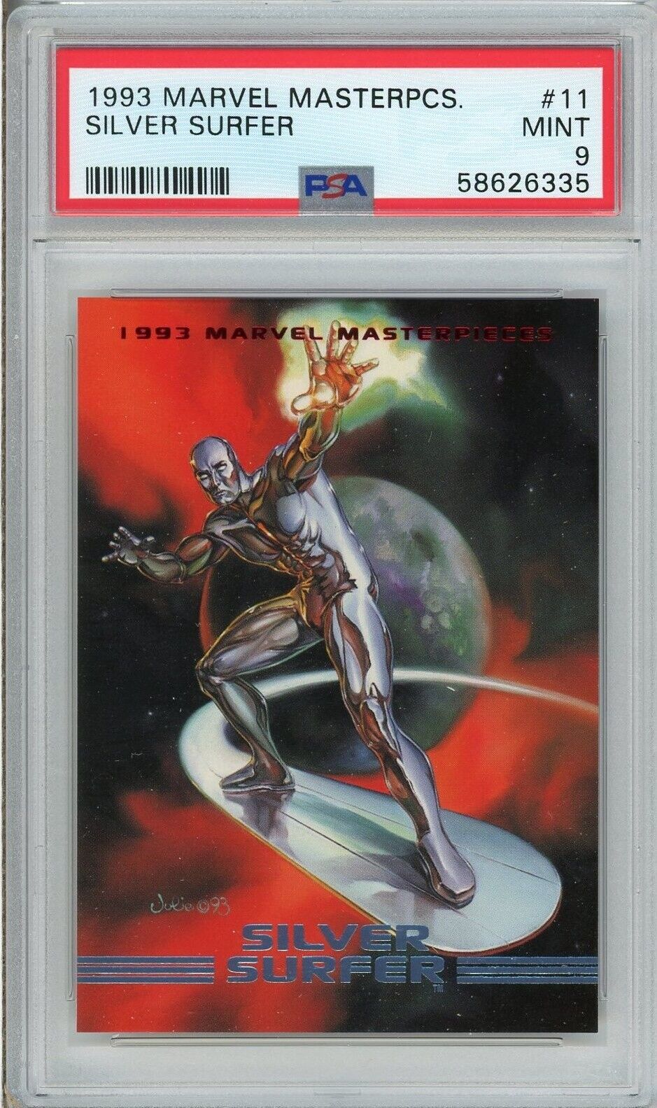 1993 Marvel Masterpieces 11 Silver Surfer  PSA 9