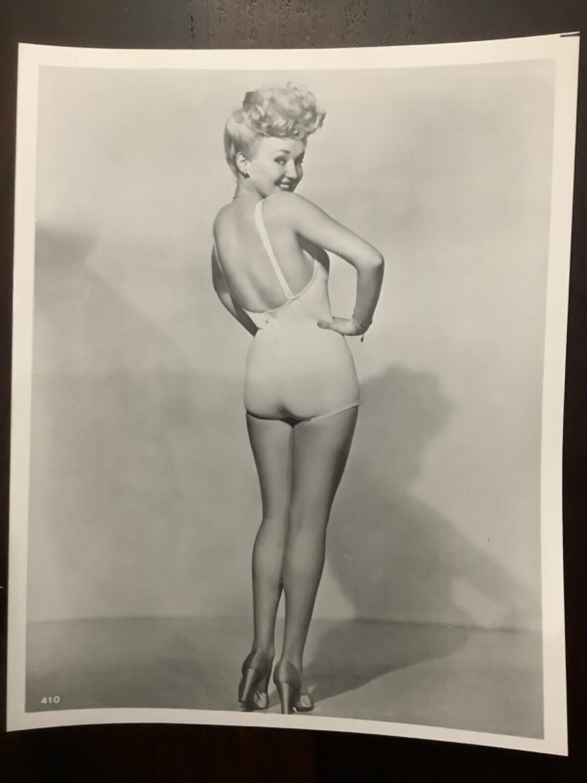 Vintage Betty Grable 8” x 10”  Black White photograph photo