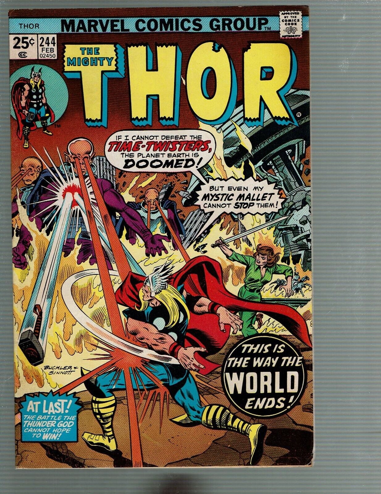 The Mighty Thor 244 The Time Twisters Attack VF