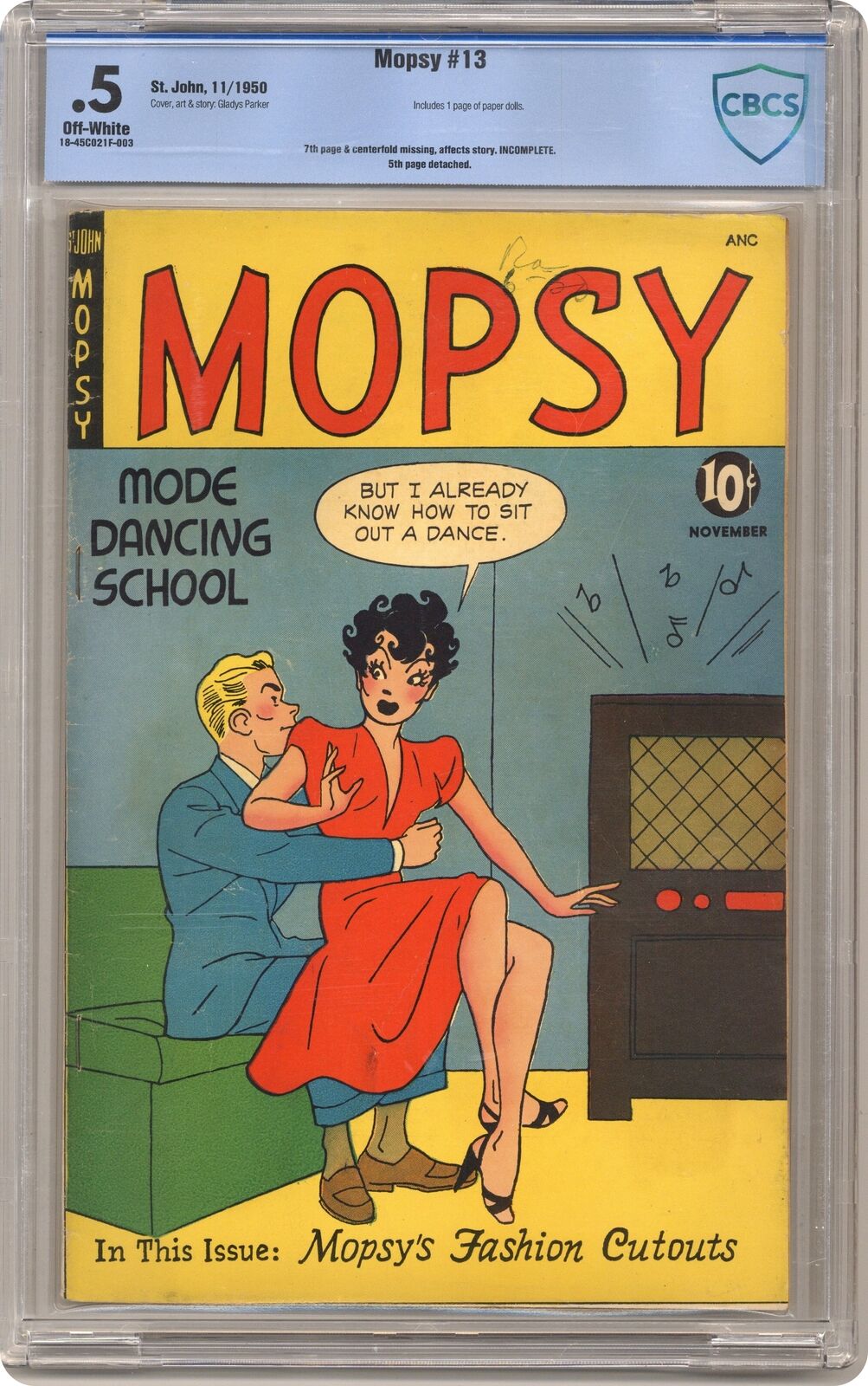 Mopsy #13 CBCS 0.5 1950 18-45C021F-003