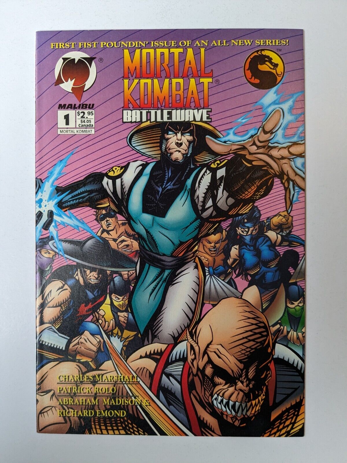 Mortal Kombat: Battlewave #1 Comic Book - Malibu - 1995 - We Combine Shipping