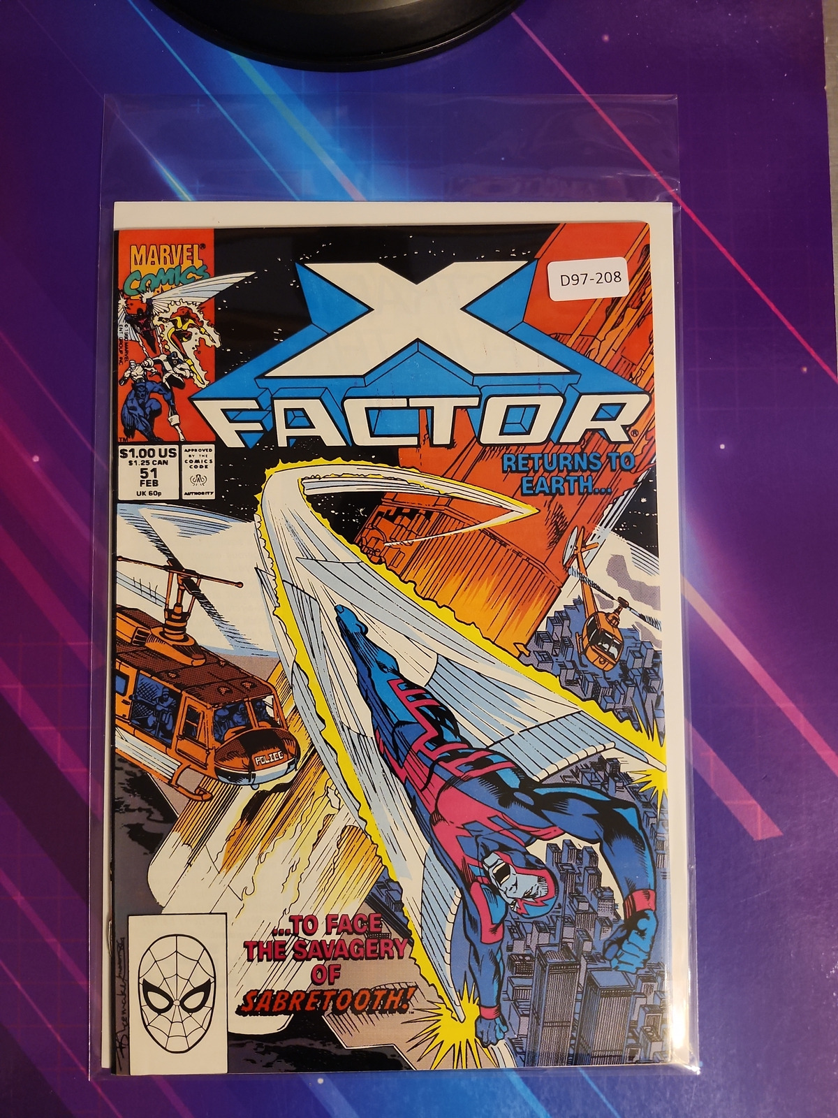 X-FACTOR #51 VOL. 1 8.0 1ST APP MARVEL COMIC BOOK D97-208