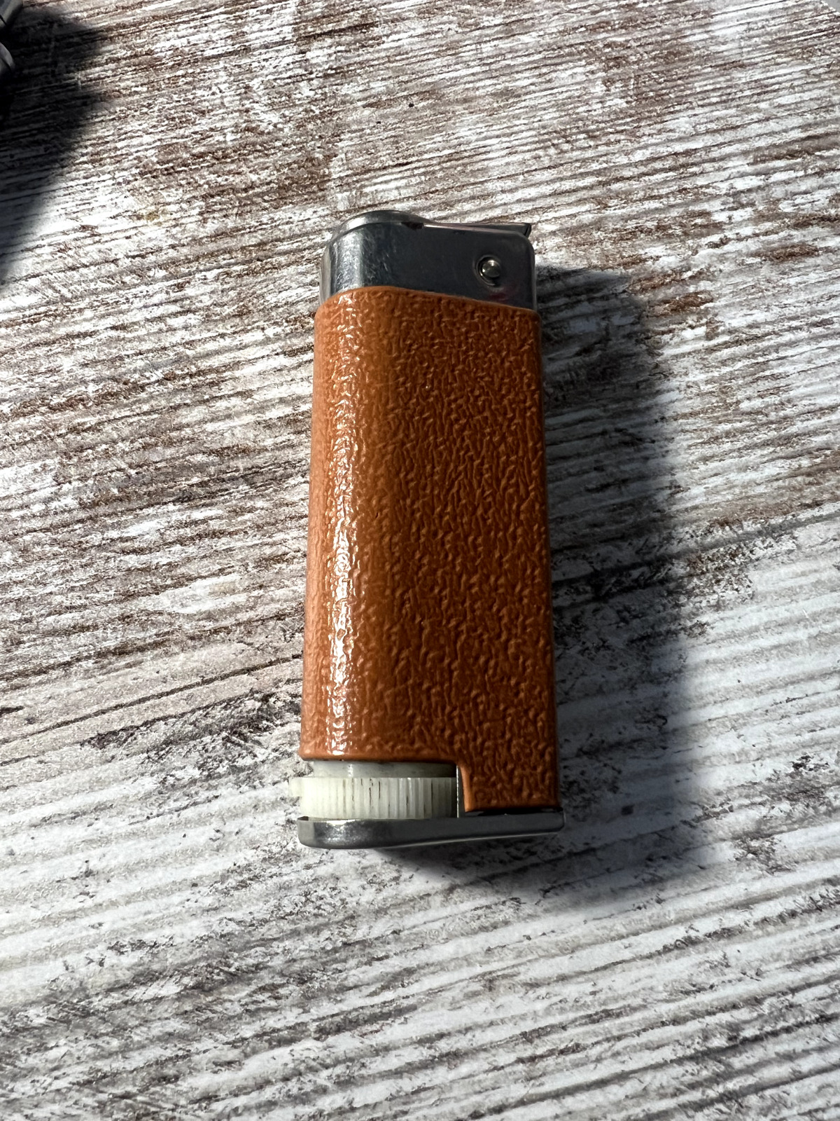 Vintage Champ Ariel Faux Leather Cigarette Lighter