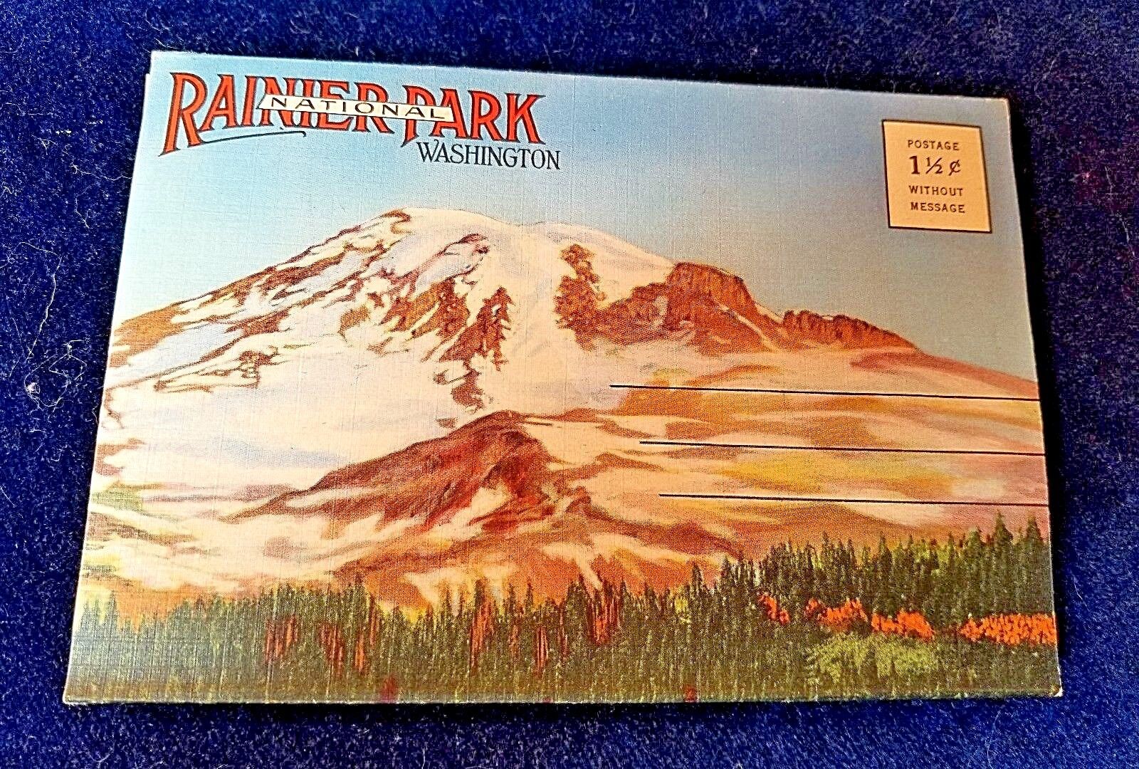 1946 Vintage Rainer National Park Pictorial folio Post Card 18 prints