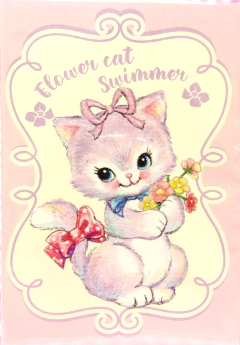 SWIMMER Flower Cat A5 Notebook / Made in Japan S&C Corporation