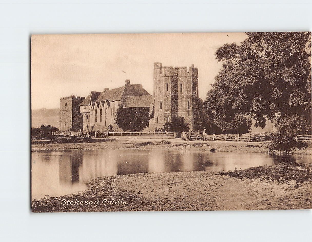 Postcard Stokesay Castle Stokesay England