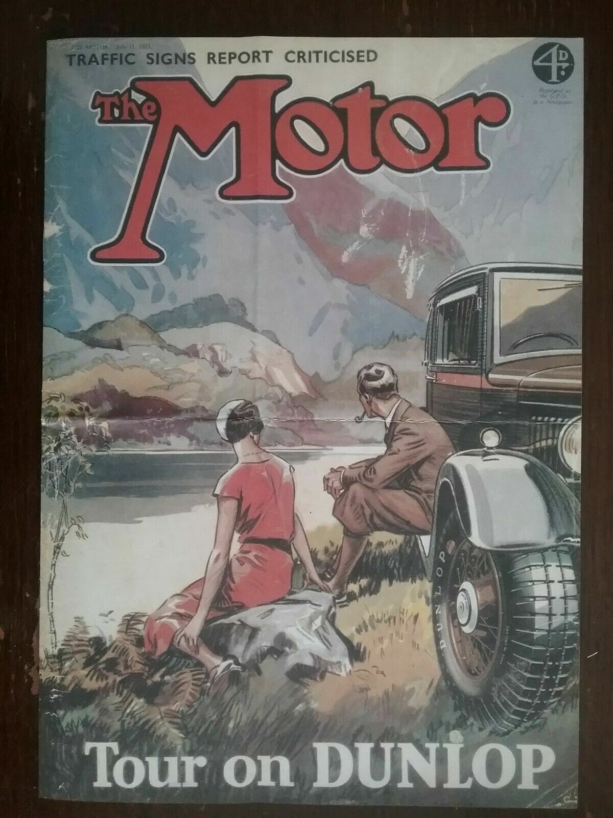 1933 THE MOTOR : FEATURES, ADVERTS AND ACCESSORIES *(EXTRACT FROM THE ORIGINAL)*