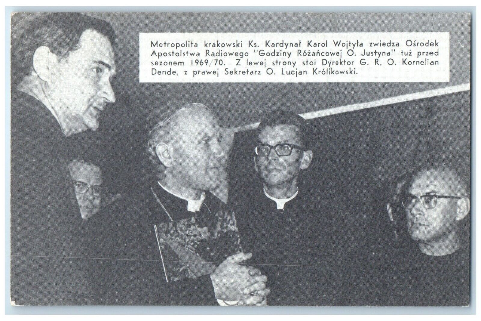 c1910's Fr. Justin Rosary Hour Polish Archbishop Buffalo New York NY Postcard