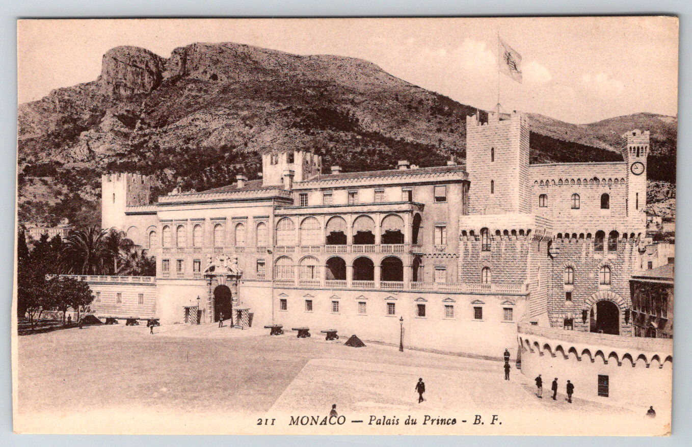 c1910s Monaco Palais Du Prince B.F. Antique Postcard