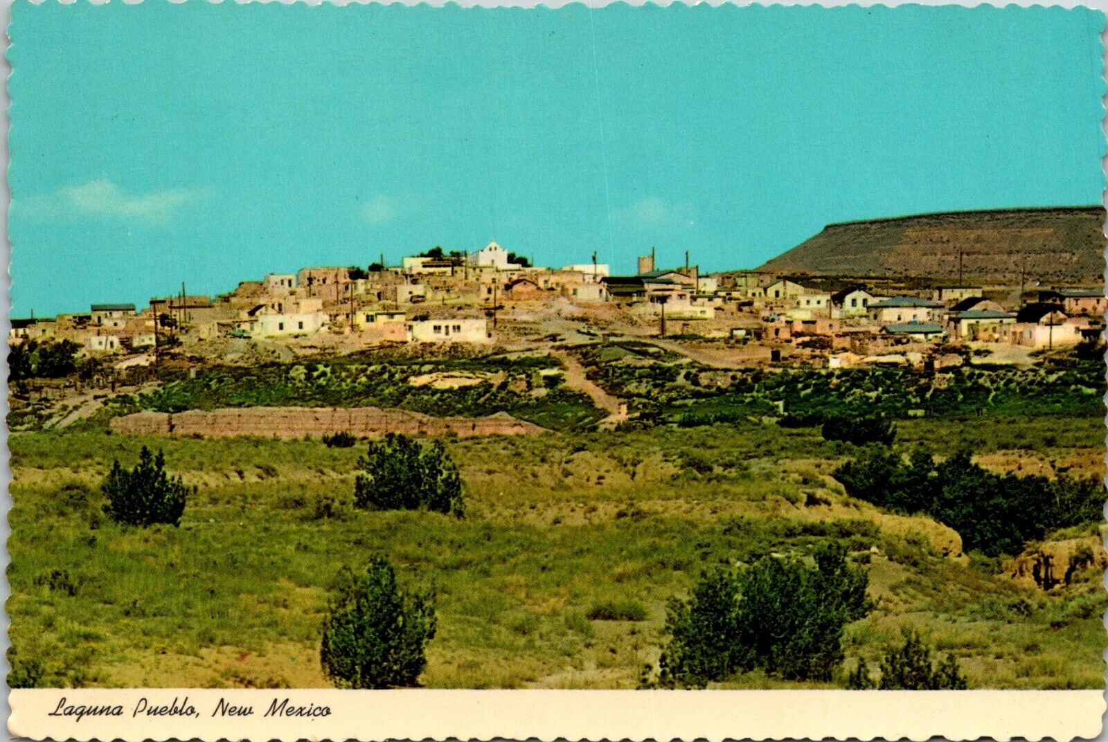 Laguna Pueblo New Mexico Interstate 40 U.S. 66 Continental Vintage Postcard