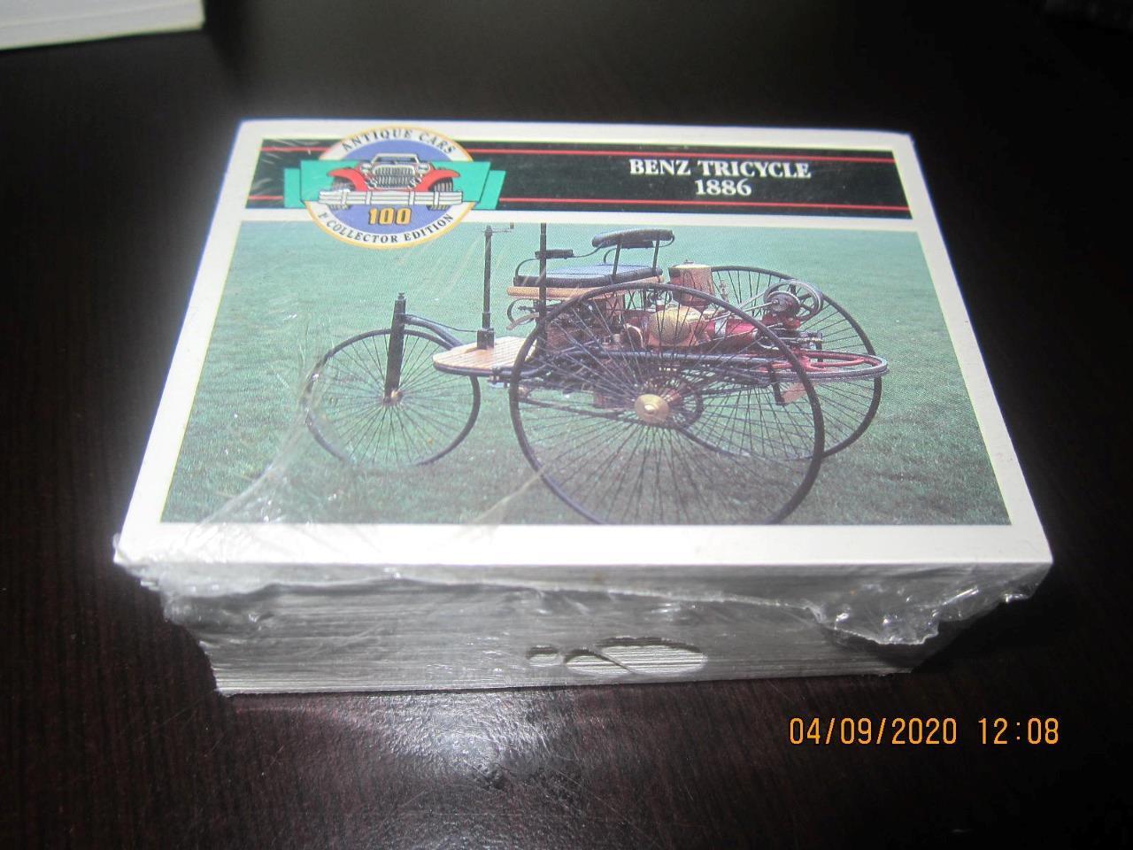 1992 ANTIQUE CARS 1st COLLECTOR EDITION COMPLETE PANINI 100 CARD SET 