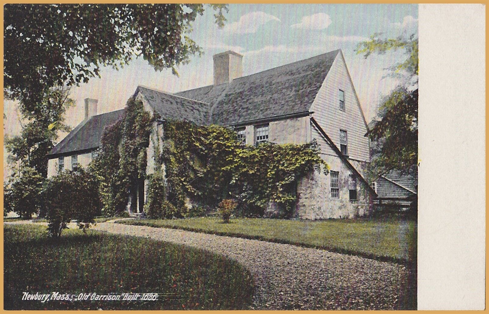 Newbury, MASS., Old Garrison, Built 1636 - Undivided & Unused