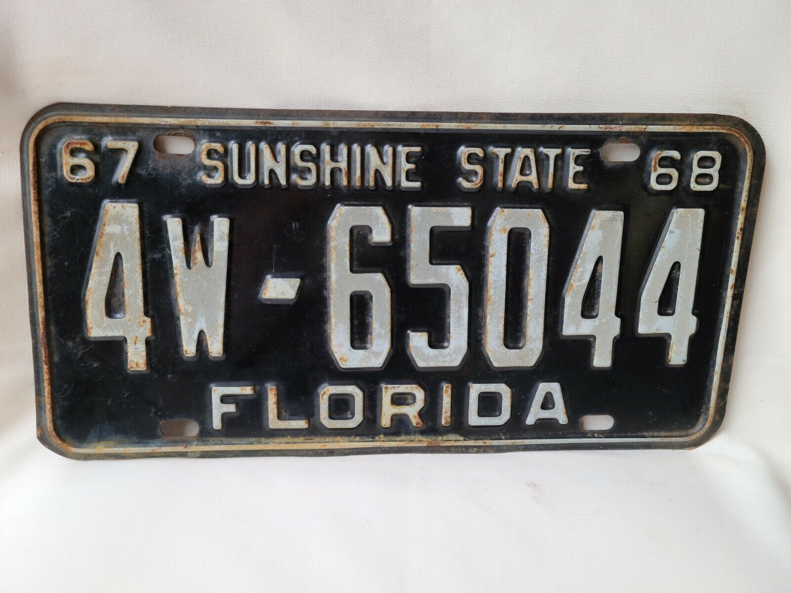 Vintage 1967 1968 Florida Sunshine State License Plate 0322