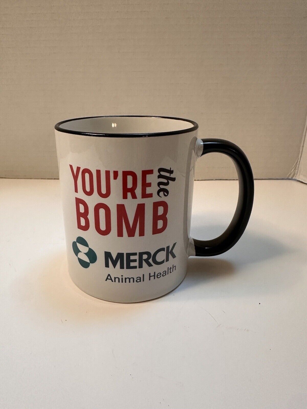 MERCK You’re The Bomb Pharmaceutical  Ceramic Coffee Mug 4”