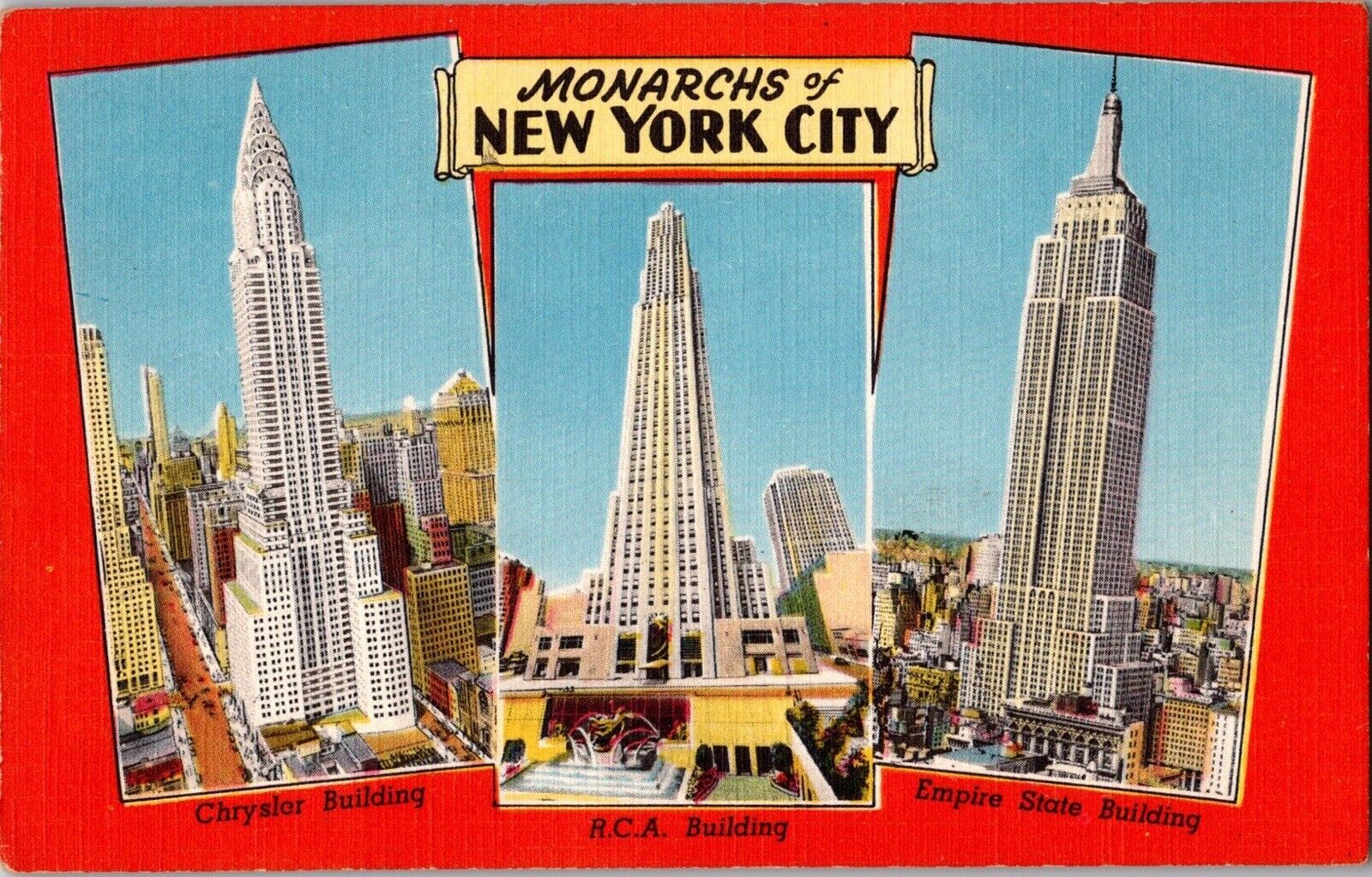 New York Postcard: Monarchs Of New York City