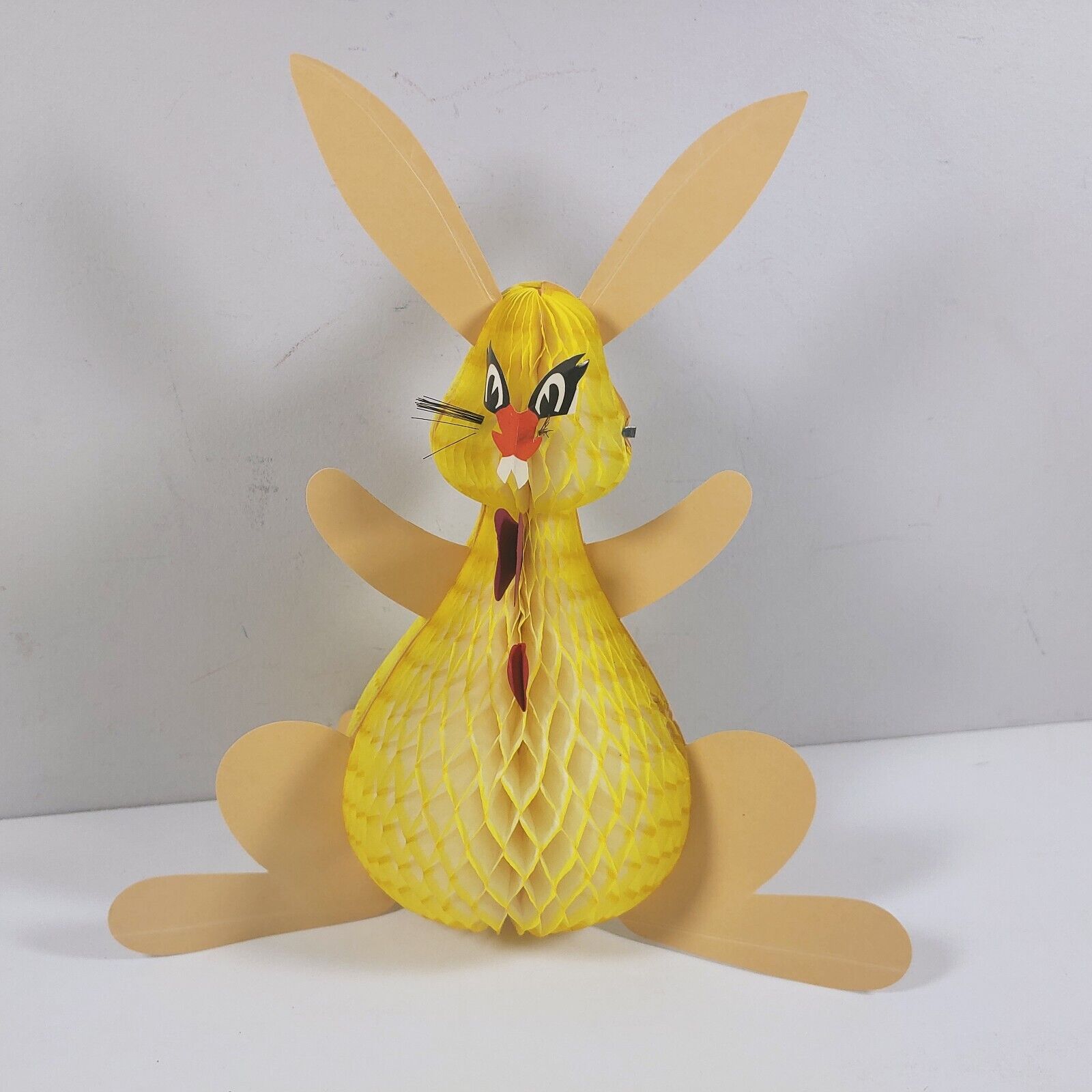 Vintage Bunny Rabbit Honeycomb Tissue Centerpiece