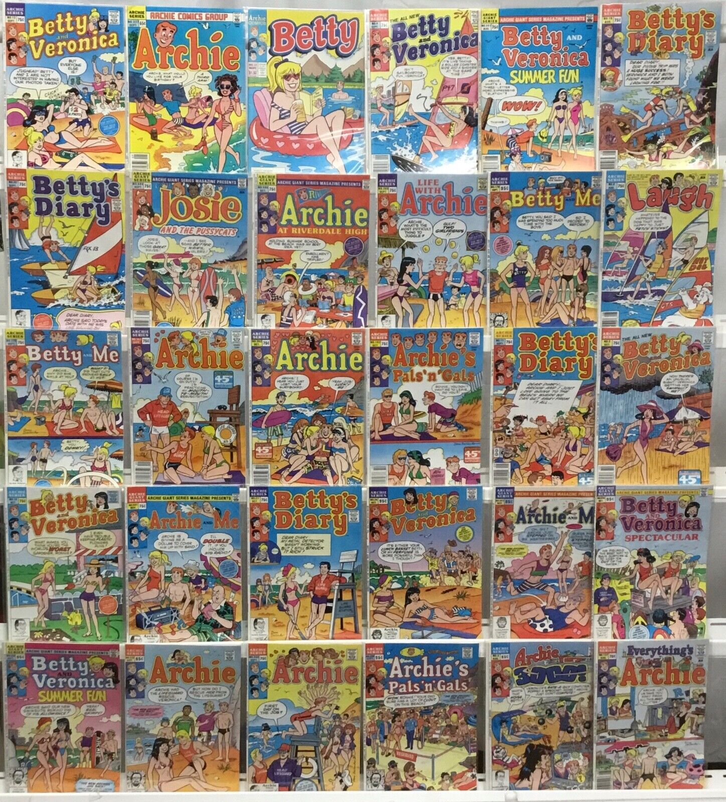 Archie Comics - Archie Bathing Suit Covers - Comic Book Lot of 30 Issues