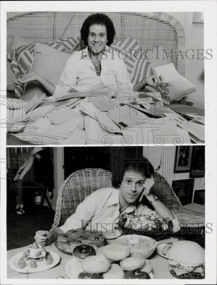 1980 Press Photo Entertainer Richard Simmons on \