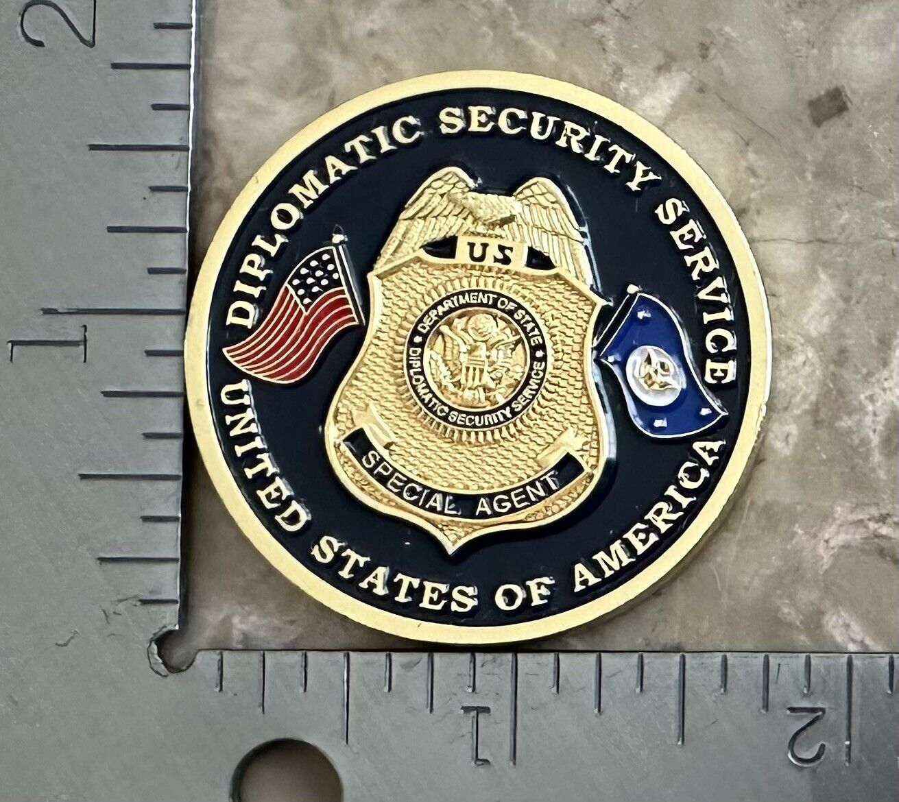 DSS, DOS, Secretary of State Protective Detail, Challenge Coin