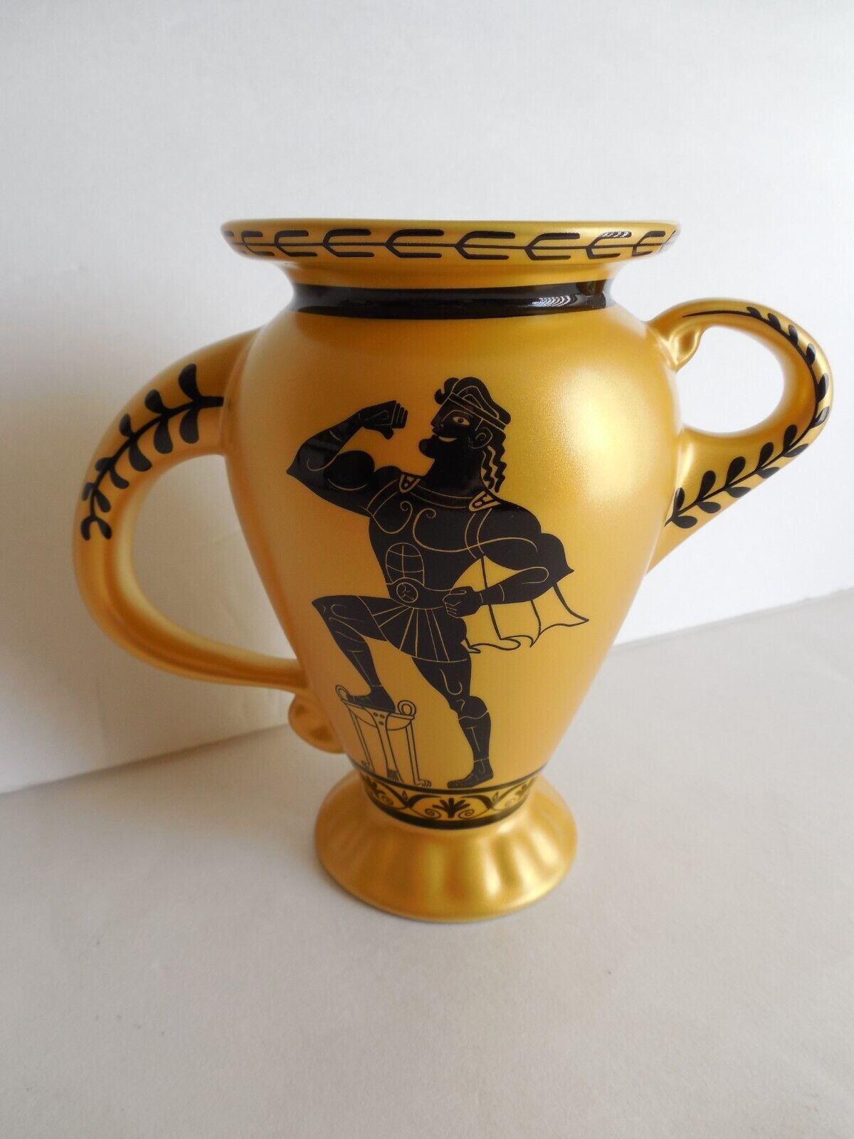 New Disney Parks Hercules Posing 25th Anniversary Figural Ceramic Vase Mug Cup