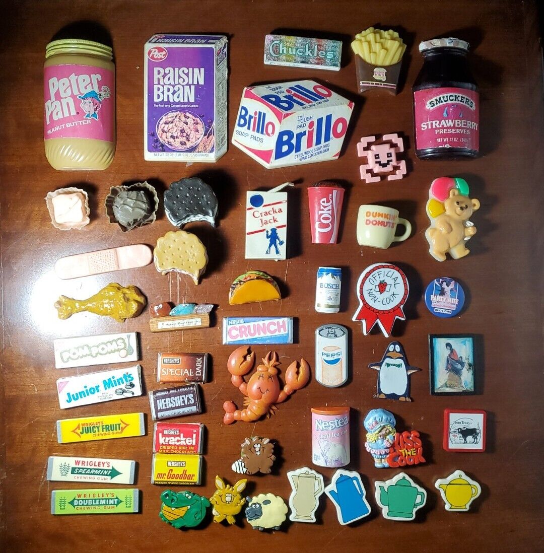 Lot Of 47 Collectible Magnets