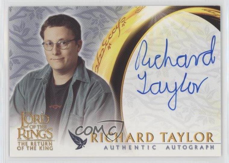 2003 Topps The Lord of Rings: Return King Authentic Richard Taylor Auto 0dj8