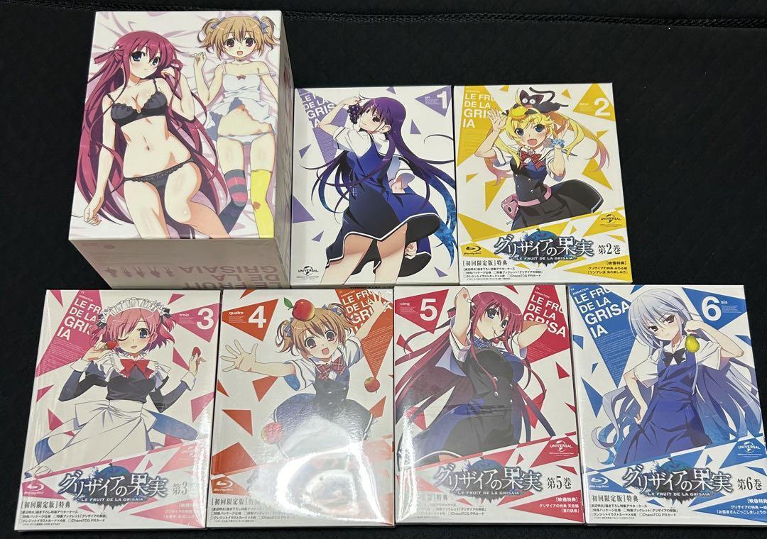 The Fruit of Grisaia Blu-ray Vol. 1-6 Set with Box