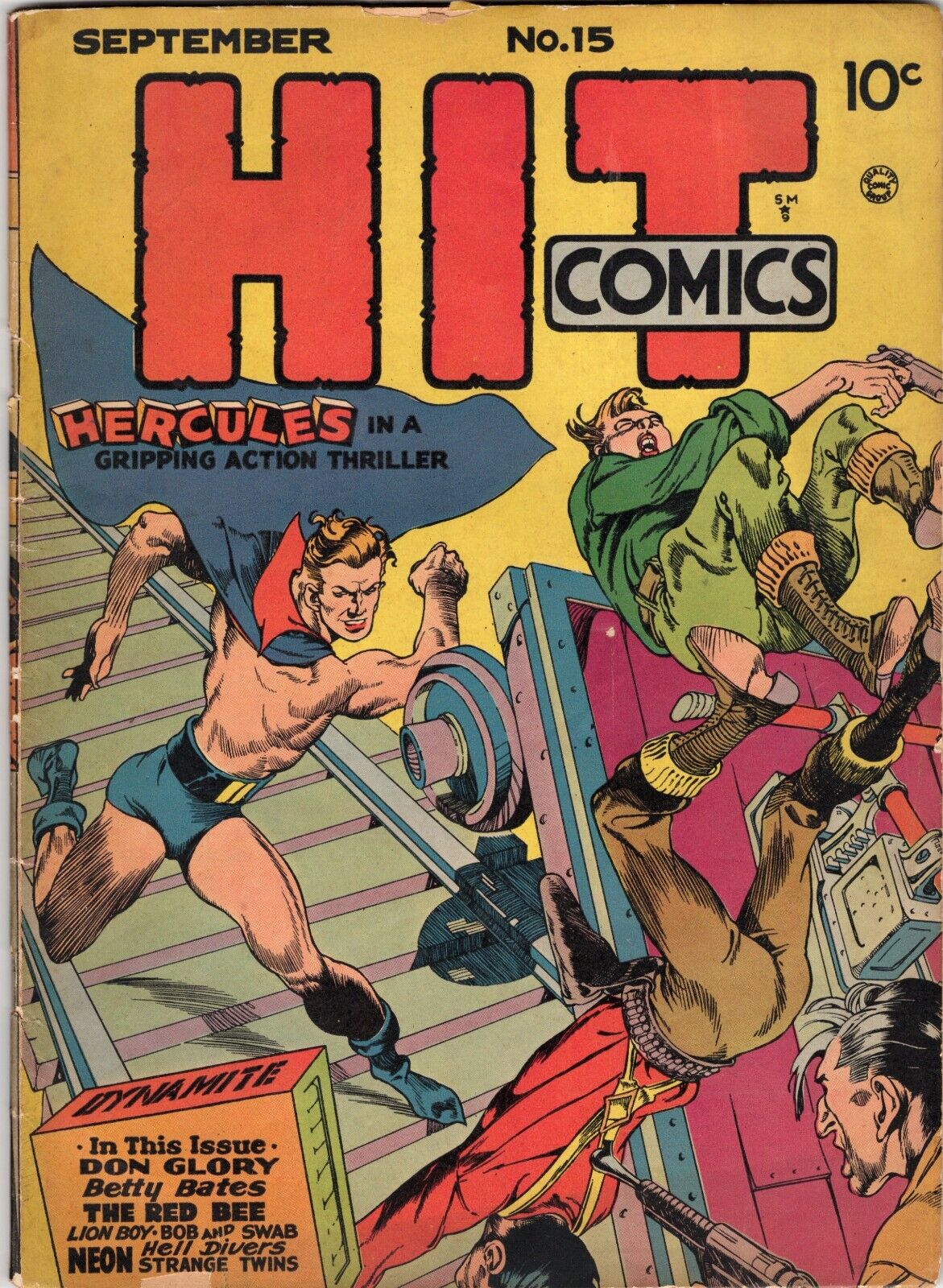 Hit Comics #15 Quality 1941 FN- 5.5