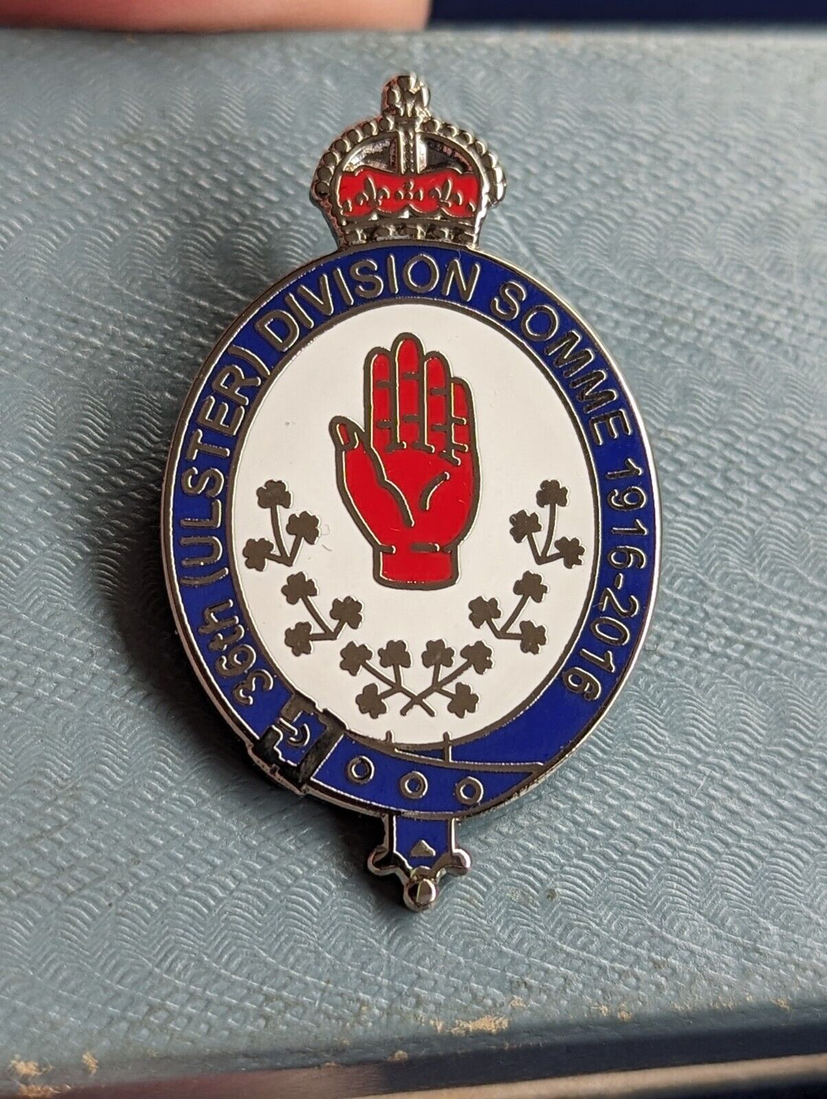 36th Ulster Division U.V.F The Somme 1916-2016 Ltd Edition Badge 14/25 Very RARE