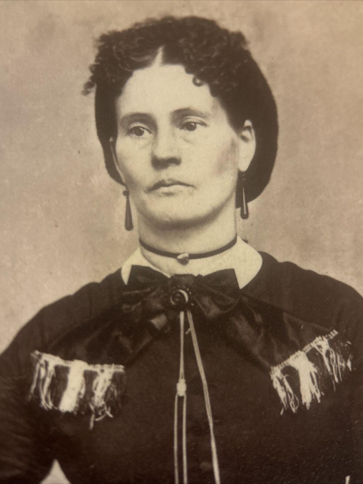 CVD Studio Photo of Victorian Era Woman Circa 1890’s