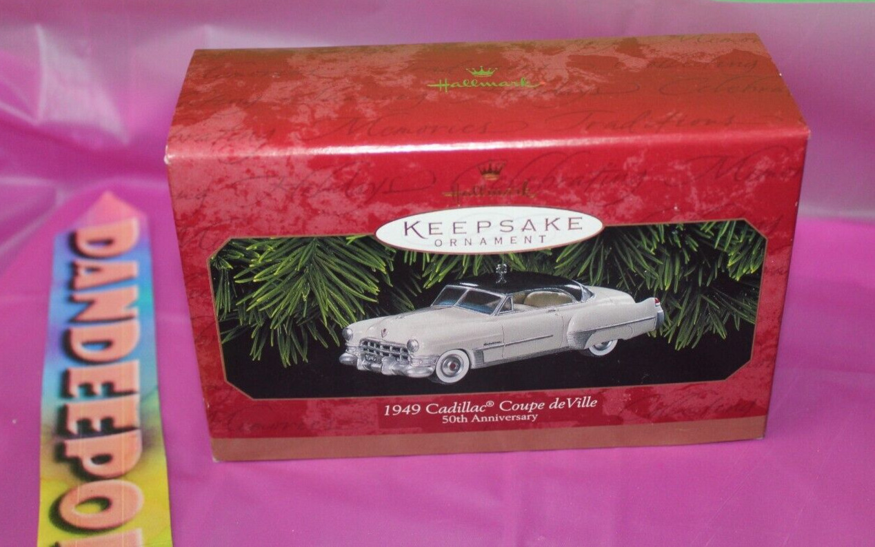 Hallmark Keepsake 1949 Cadillac Coupe De Ville 50th Anniversary Holiday Ornament